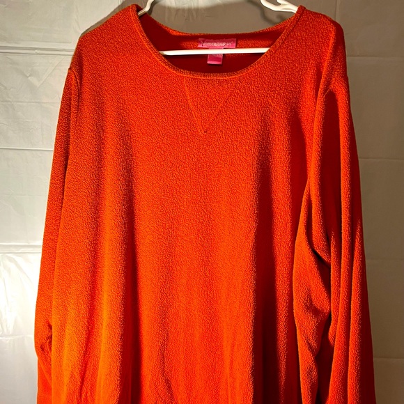 Woman Within Solid color fleece top - Picture 1 of 2